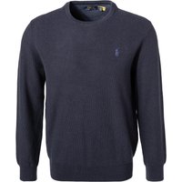 Polo Ralph Lauren Herren Pullover blau Baumwolle unifarben von Polo Ralph Lauren