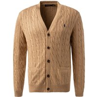 Polo Ralph Lauren Herren Cardigan braun Baumwolle unifarben von Polo Ralph Lauren