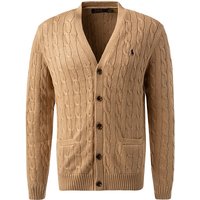 Polo Ralph Lauren Herren Cardigan braun Baumwolle unifarben von Polo Ralph Lauren