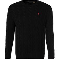 Polo Ralph Lauren Herren Pullover schwarz Baumwolle unifarben von Polo Ralph Lauren