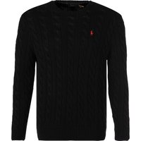 Polo Ralph Lauren Herren Pullover schwarz Baumwolle unifarben von Polo Ralph Lauren