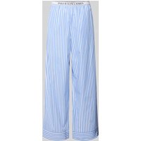 Polo Ralph Lauren Pyjama-Hose mit elastischem Logo-Bund in Hellblau, Größe L von Polo Ralph Lauren