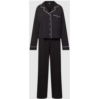 Polo Ralph Lauren Pyjama mit Label-Stitching in Black, Größe S von Polo Ralph Lauren