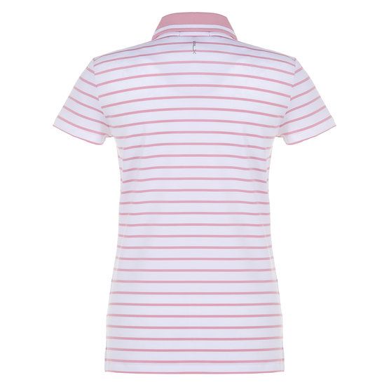 Polo Ralph Lauren RLX Basic Stripe Tour Halbarm rosa von Polo Ralph Lauren