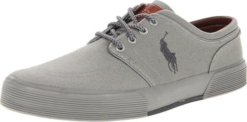 Polo Ralph Lauren Ralph Lauren Faxon Herren Leinwand, Grau/Grau, 41 EU von Polo Ralph Lauren