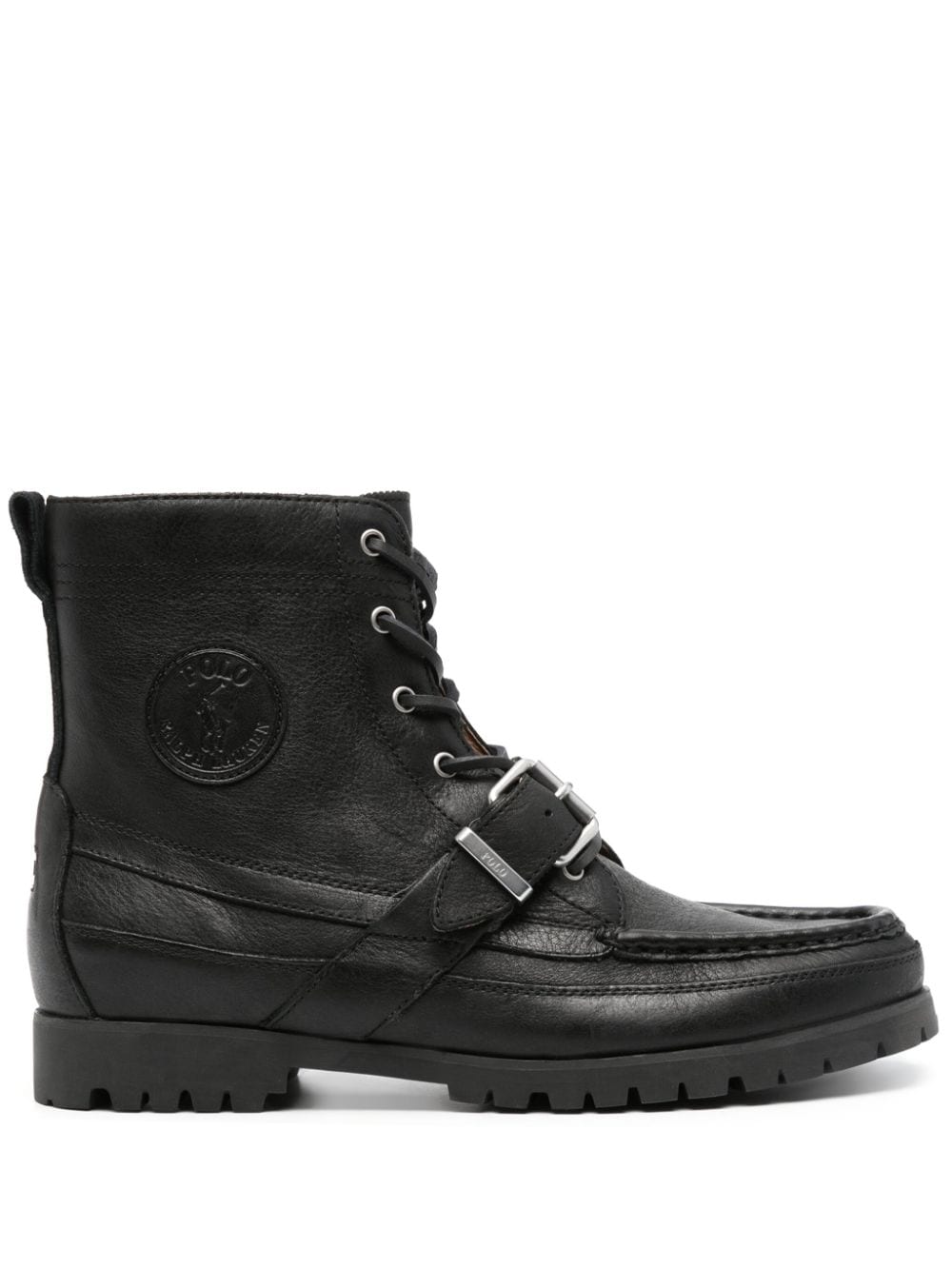 Polo Ralph Lauren Ranger Lederstiefel - Schwarz von Polo Ralph Lauren