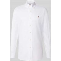 Polo Ralph Lauren Regular Fit Business-Hemd mit Button-Down-Kragen in Weiss, Größe 39 von Polo Ralph Lauren