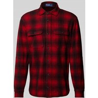 Polo Ralph Lauren Regular Fit Freizeithemd mit Haifischkragen in Rot, Größe XXL von Polo Ralph Lauren