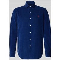 Polo Ralph Lauren Regular Fit Freizeithemd mit Logo-Stitching Modell 'CORDUROY' in Dunkelblau, Größe XXL von Polo Ralph Lauren