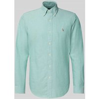 Polo Ralph Lauren Regular Fit Freizeithemd mit Logo-Stitching Modell 'Cub' in Gruen, Größe L von Polo Ralph Lauren