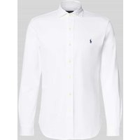 Polo Ralph Lauren Regular Fit Freizeithemd mit Logo-Stitching Modell 'Estate' in Weiss, Größe XXL von Polo Ralph Lauren