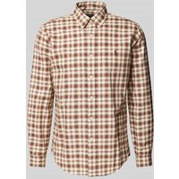 Polo Ralph Lauren Regular Fit Freizeithemd mit Logo-Stitching in Mittelbraun, Größe XXL von Polo Ralph Lauren