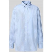 Polo Ralph Lauren Regular Fit Hemdbluse mit Logo-Stitching in Bleu, Größe XL Polo Ralph Lauren Regular Fit Hemdbluse mit Logo-Stitching in Bleu, Größe XL von Polo Ralph Lauren