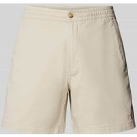 Polo Ralph Lauren Regular Fit Shorts mit Logo-Stitching Modell 'PREPSTER' in Beige, Größe XXL von Polo Ralph Lauren