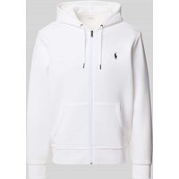 Polo Ralph Lauren Regular Fit Sweatjacke mit Baumwolle in Weiss, Größe XXL von Polo Ralph Lauren