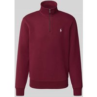 Polo Ralph Lauren Regular Fit Troyer mit Troyer-Kragen Modell 'Double' in Bordeaux, Größe XXL von Polo Ralph Lauren