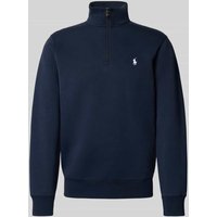 Polo Ralph Lauren Regular Fit Troyer mit Troyer-Kragen Modell 'Double' in Marine, Größe XXL von Polo Ralph Lauren