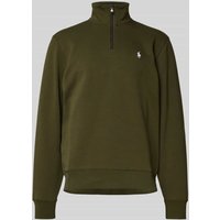Polo Ralph Lauren Regular Fit Troyer mit Troyer-Kragen Modell 'Double' in Oliv, Größe XXL von Polo Ralph Lauren