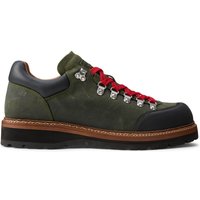 Polo Ralph Lauren Robuste Low Top Boots aus Rauleder mit Metallösen und Profilsohle in 45 von Polo Ralph Lauren