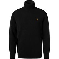 Polo Ralph Lauren Herren Rollkragenpullover schwarz Wolle unifarben von Polo Ralph Lauren