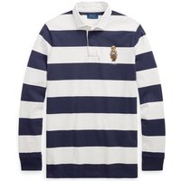 Polo Ralph Lauren Rugbyshirt mit Streifen und Polo-Bear-Aufnäher, Classic Fit in XXL von Polo Ralph Lauren