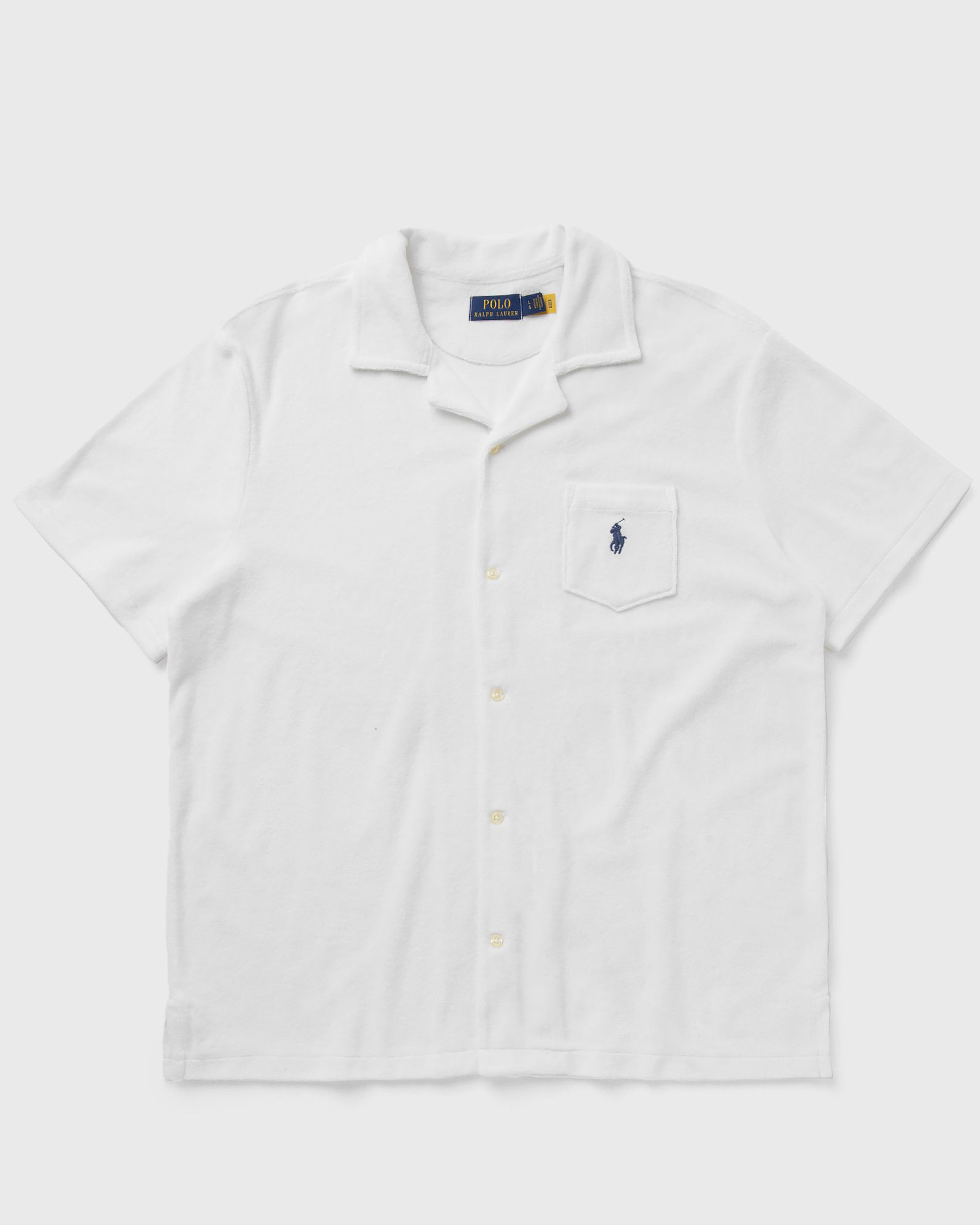 Polo Ralph Lauren S/S SPORT SHIRT men Shortsleeves white in Größe:L von Polo Ralph Lauren