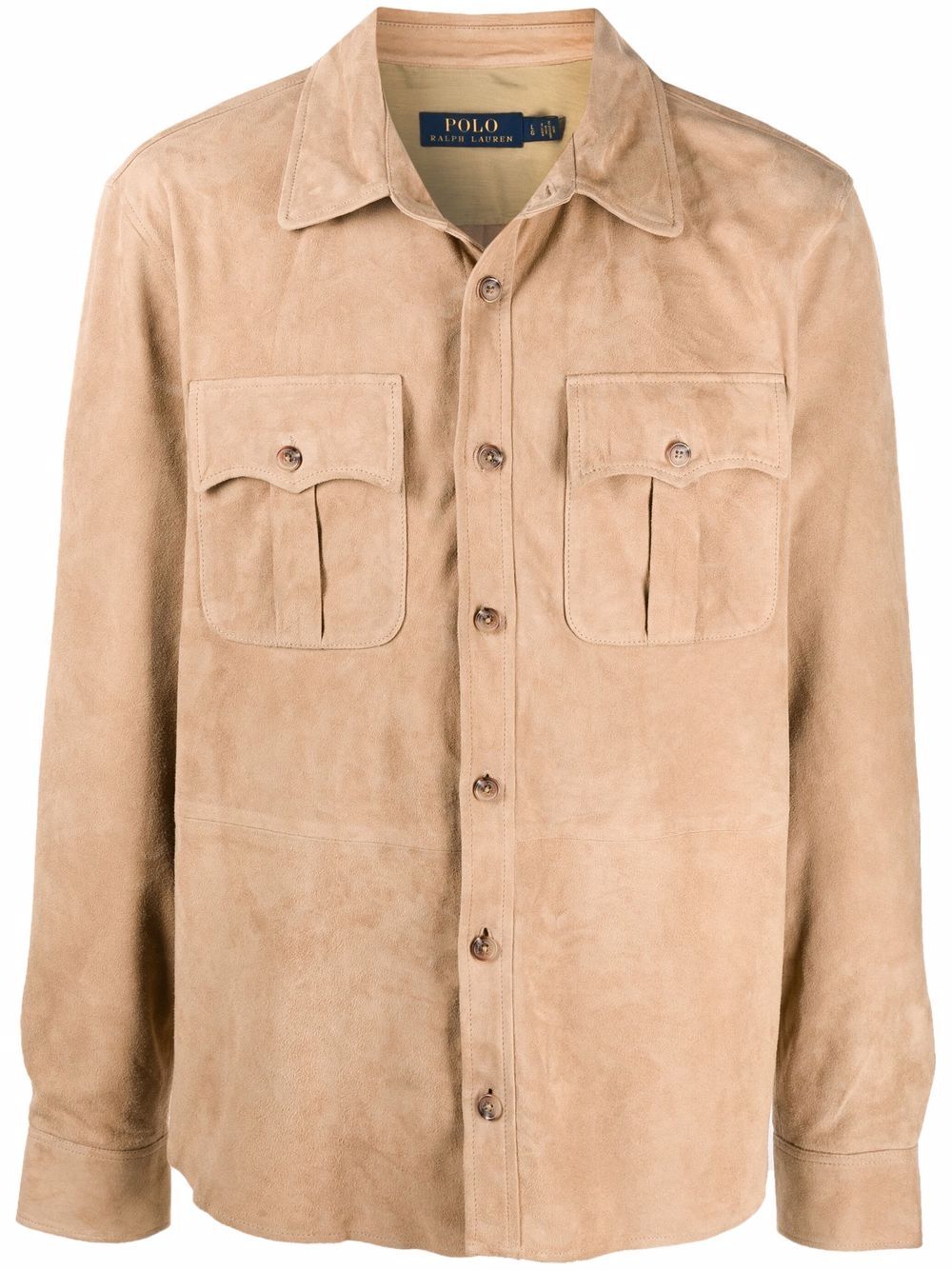 Polo Ralph Lauren Safarijacke aus Wildleder - Nude von Polo Ralph Lauren