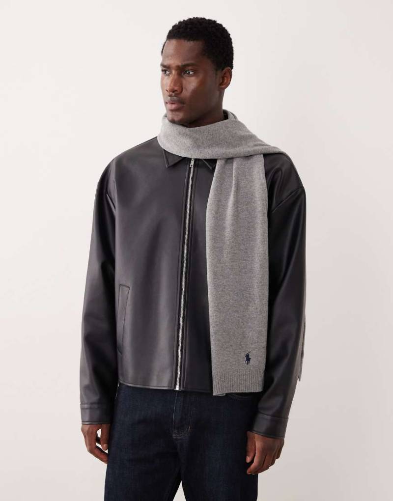 Polo Ralph Lauren - Schal in Grau mit Markenlogo von Polo Ralph Lauren