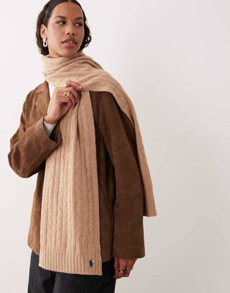 Polo Ralph Lauren - Schal in Kamelbraun-Neutral von Polo Ralph Lauren