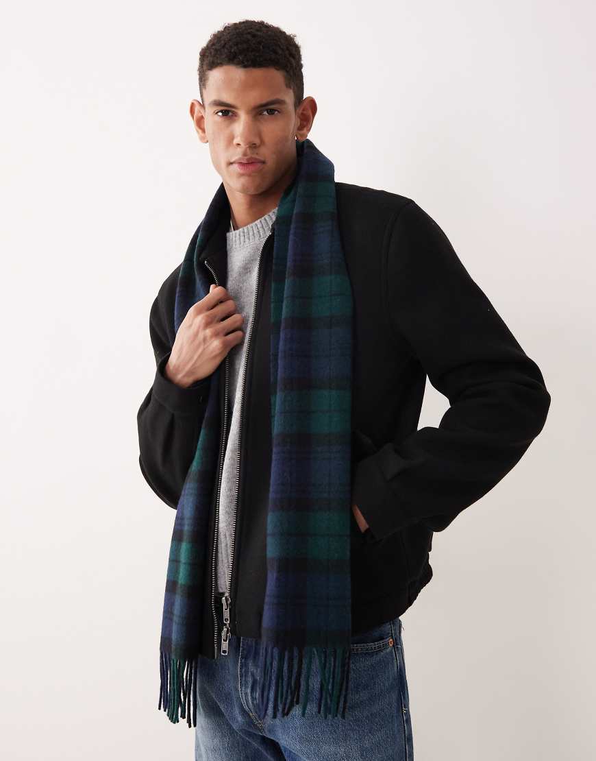 Polo Ralph Lauren - Schal mit Schottenkaros in Schwarz und Grün-Bunt von Polo Ralph Lauren