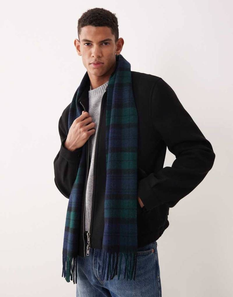 Polo Ralph Lauren - Schal mit Schottenkaros in Schwarz und Grün-Bunt von Polo Ralph Lauren