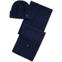 Polo Ralph Lauren Set aus Mütze und Schal in Kaschmir-Qualität mit Logo-Stickerei in 0 von Polo Ralph Lauren