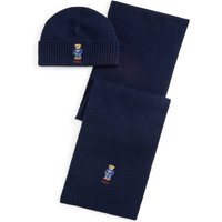 Polo Ralph Lauren Set aus Mütze und Schal mit Polo-Bear-Aufnäher in 0 von Polo Ralph Lauren