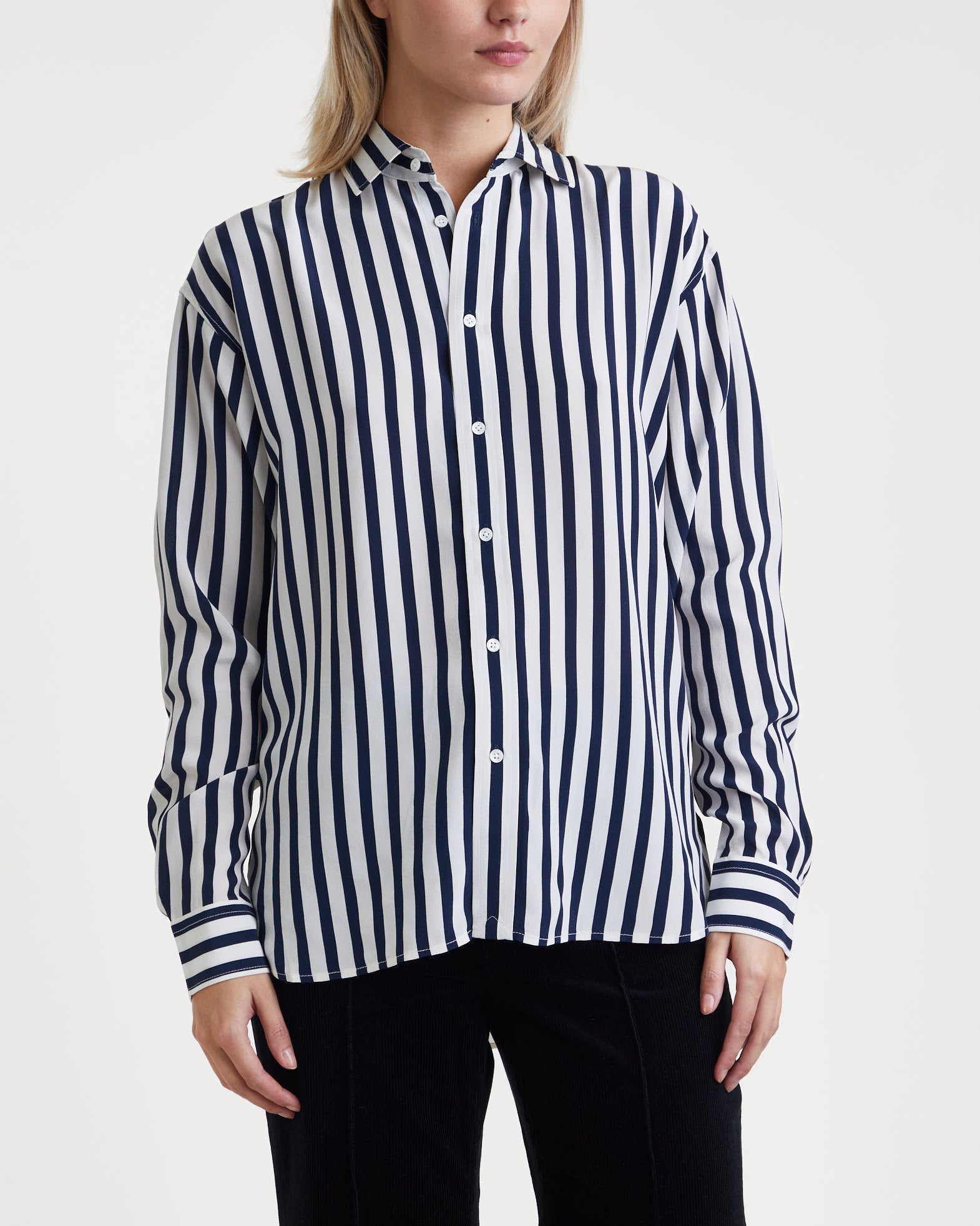 Polo Ralph Lauren Shirt Long Sleeve Stripe Silk Multicolor von Polo Ralph Lauren