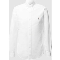 Polo Ralph Lauren Slim Fit Freizeithemd aus Oxford in Weiss, Größe L von Polo Ralph Lauren