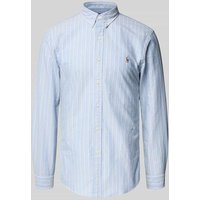 Polo Ralph Lauren Slim Fit Freizeithemd mit Button-Down-Kragen in Blau, Größe M von Polo Ralph Lauren