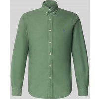 Polo Ralph Lauren Slim Fit Freizeithemd mit Button-Down-Kragen in Dunkelgruen, Größe M von Polo Ralph Lauren