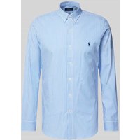 Polo Ralph Lauren Slim Fit Freizeithemd mit Label-Stitching in Hellblau, Größe XXL von Polo Ralph Lauren