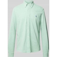 Polo Ralph Lauren Slim Fit Freizeithemd mit Logo-Stitching in Mint, Größe XXL von Polo Ralph Lauren