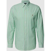 Polo Ralph Lauren Regular Fit Freizeithemd mit Streifenmuster in Gruen, Größe L von Polo Ralph Lauren