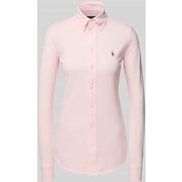 Polo Ralph Lauren Slim Fit Hemdbluse mit Button-Down-Kragen in Pink, Größe L Polo Ralph Lauren Slim Fit Hemdbluse mit Button-Down-Kragen in Pink, Größe L von Polo Ralph Lauren