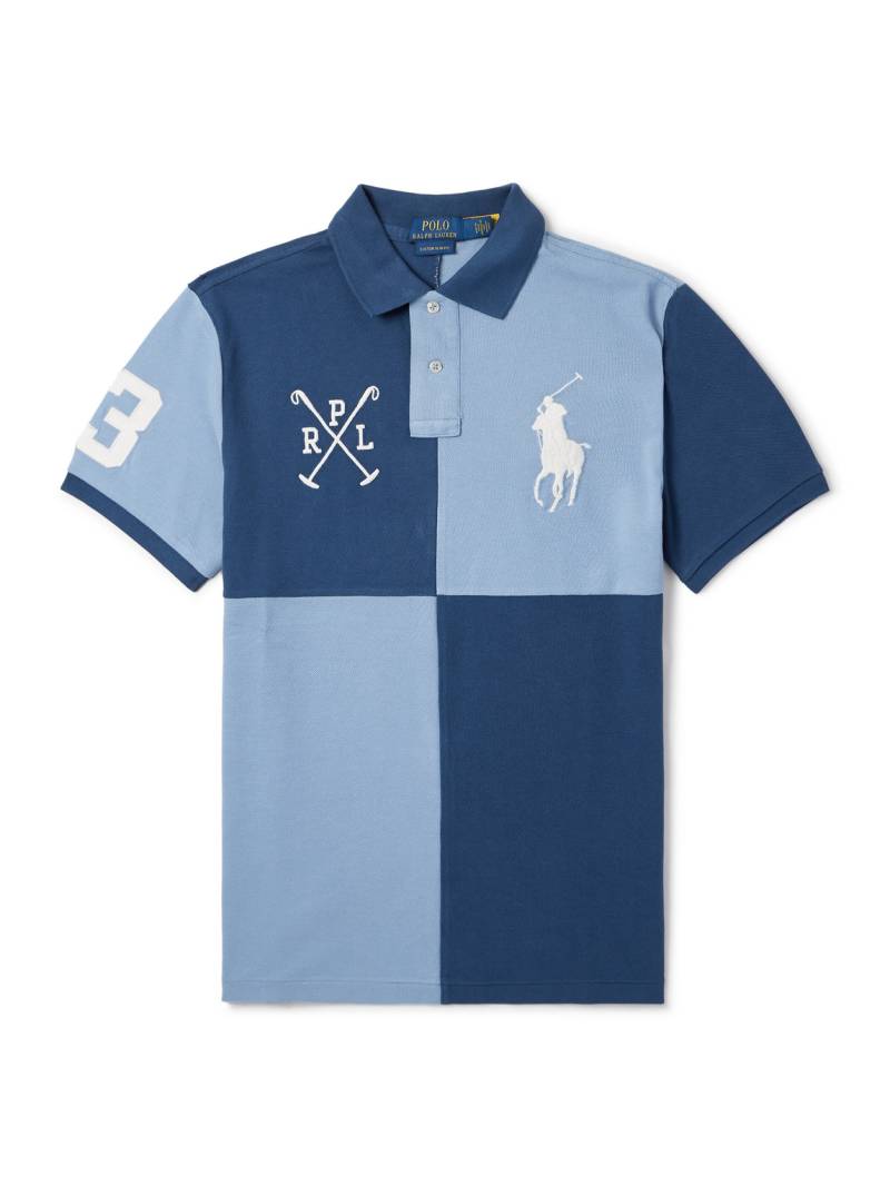 Polo Ralph Lauren - Slim-Fit Logo-Embroidered Cotton-Piqué Polo Shirt - Men - Blue - XS von Polo Ralph Lauren