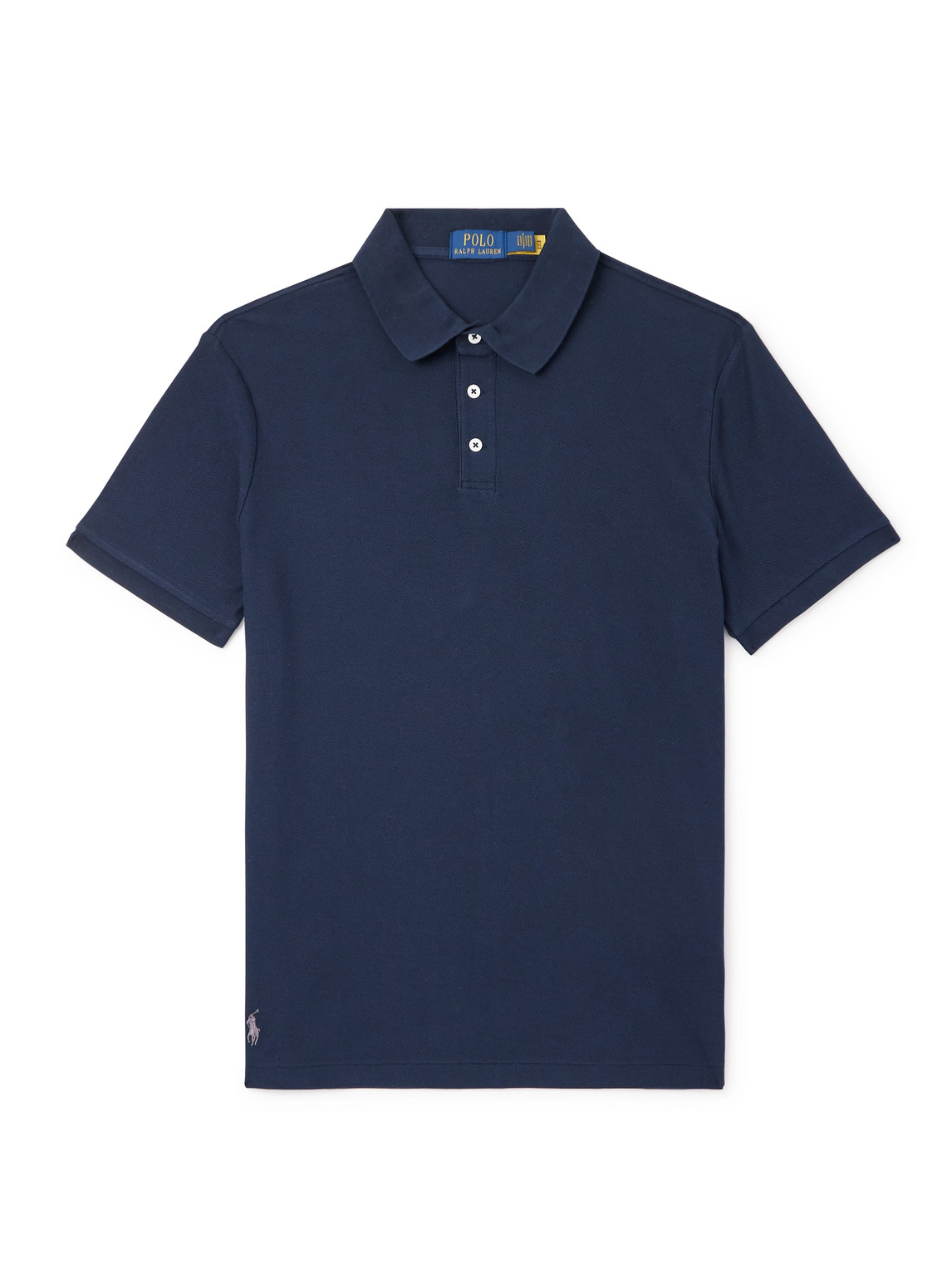 Polo Ralph Lauren - Slim-Fit Logo-Embroidered Cotton-Piqué Polo Shirt - Men - Blue - XXL von Polo Ralph Lauren