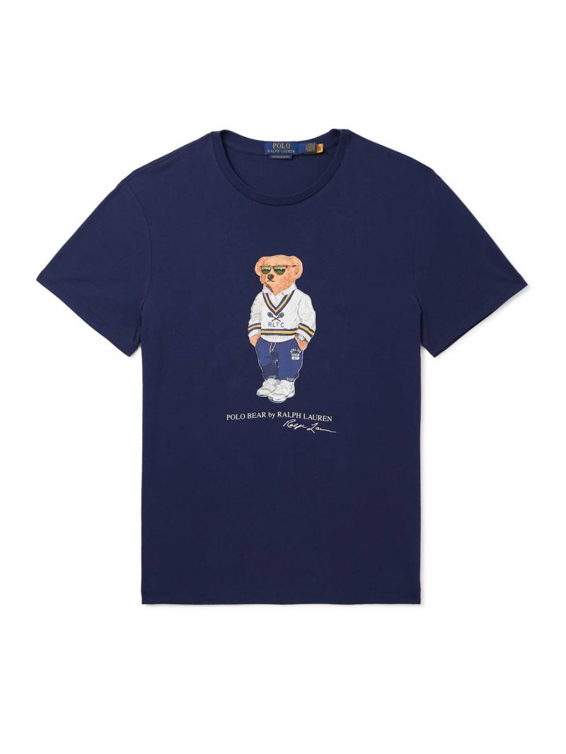 Polo Ralph Lauren - Slim-Fit Logo-Print Cotton-Jersey T-Shirt - Men - Gray - L von Polo Ralph Lauren