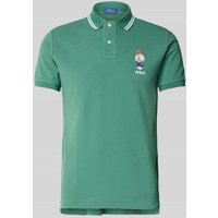 Polo Ralph Lauren Slim Fit Poloshirt aus reiner Baumwolle in Gruen, Größe XL von Polo Ralph Lauren