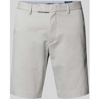 Polo Ralph Lauren Slim Stretch Fit Shorts im unifarbenen Design in Hellgrau, Größe 31 von Polo Ralph Lauren