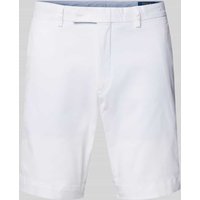 Polo Ralph Lauren Slim Stretch Fit Shorts im unifarbenen Design in Weiss, Größe 30 von Polo Ralph Lauren