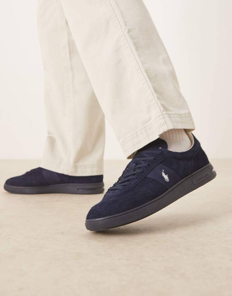 Polo Ralph Lauren - Sneaker aus Wildleder in Marineblau von Polo Ralph Lauren