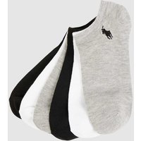 Polo Ralph Lauren Sneakersocken mit Stretch-Anteil im 6er-Pack in Mittelgrau Melange, Größe One Size von Polo Ralph Lauren