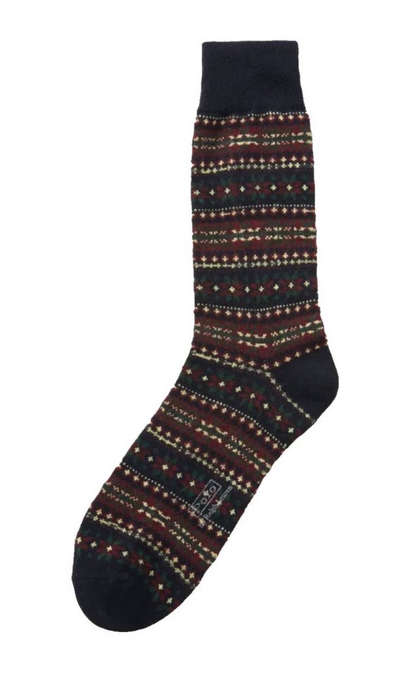 Polo Ralph Lauren Socken Boots Stiefelsocken Fair Isle Made in Japan EU 39–45 Meisterwerk aus Handwerkskunst, Komfort Design von Polo Ralph Lauren